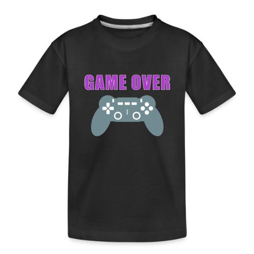 Game Over Gamer Controller Design - Toddler Premium Organic T-Shirt
