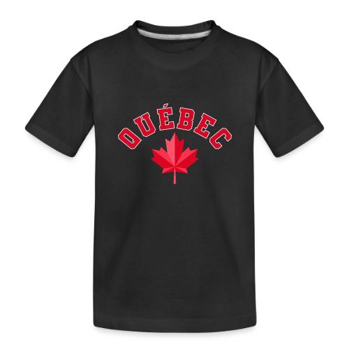 Quebec with maple leaf - Toddler Premium Organic T-Shirt