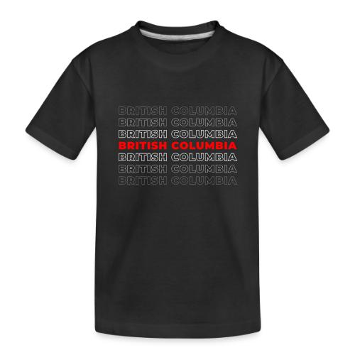 British Columbia Bold - Toddler Premium Organic T-Shirt