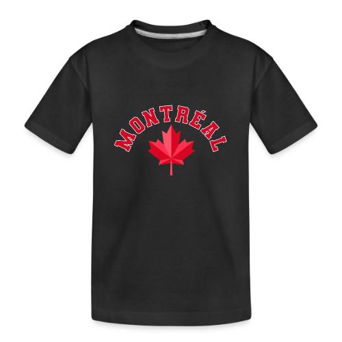 Montréal with maple leaf - Toddler Premium Organic T-Shirt
