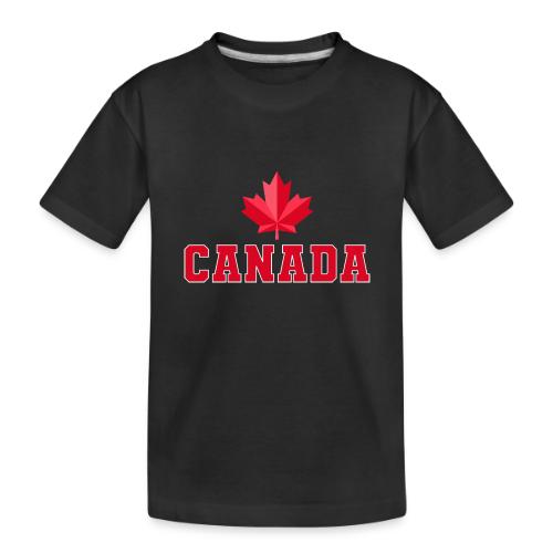Canada with a maple leaf - Toddler Premium Organic T-Shirt