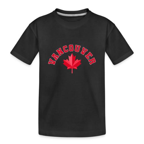 Vancouver with maple leaf - Toddler Premium Organic T-Shirt