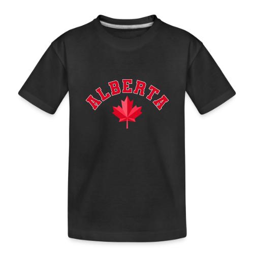 Alberta with maple leaf - Toddler Premium Organic T-Shirt