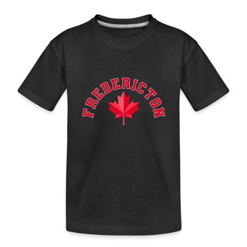 Fredericton with maple leaf - Toddler Premium Organic T-Shirt