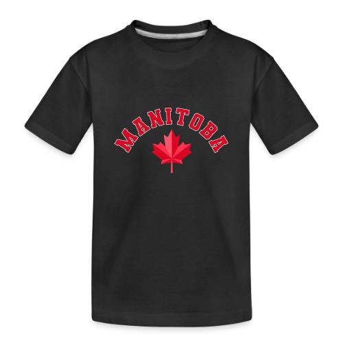 Manitoba with maple leaf - Toddler Premium Organic T-Shirt