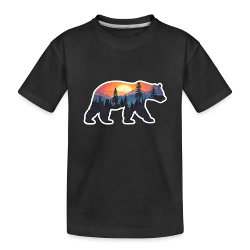 Mountain Spirit Bear - Toddler Premium Organic T-Shirt