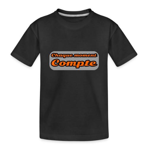 Every moment counts - Toddler Premium Organic T-Shirt