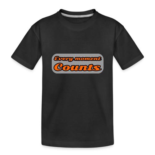 Every moment counts - Toddler Premium Organic T-Shirt
