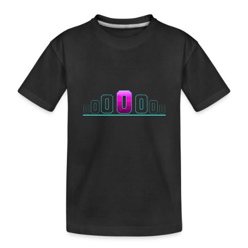 Letter O – Capital Varsity Alphabet Monogram - Toddler Premium Organic T-Shirt