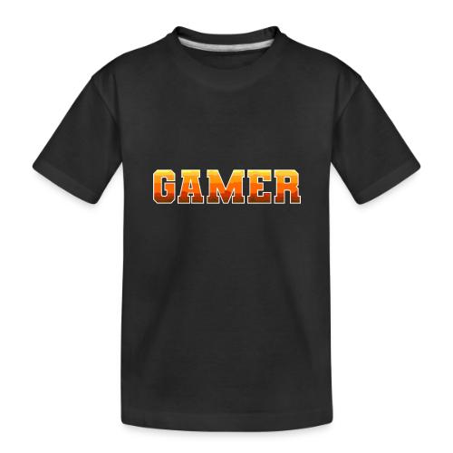 Gamer Varsity Gradient Design for Apparel - Toddler Premium Organic T-Shirt