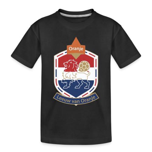 Netherlands Lion Crest T-Shirt, Dutch Badge Gift - Toddler Premium Organic T-Shirt