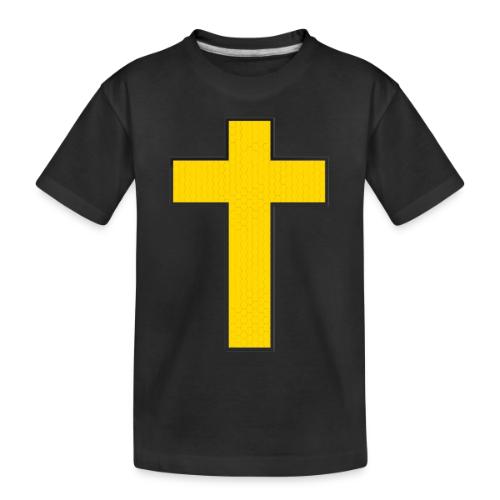 Kevlar Cross Shirt–Christian Strength and Protect - Toddler Premium Organic T-Shirt