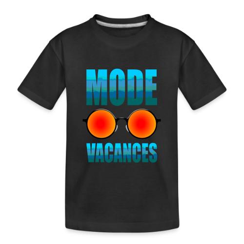 Vacation Mode Enabled - Toddler Premium Organic T-Shirt