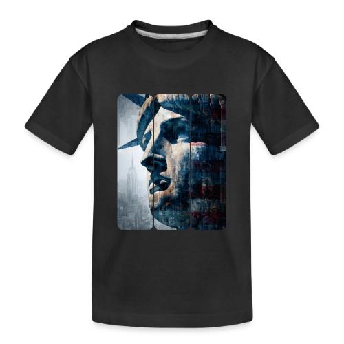 USA: Urban Liberty Triptych - Toddler Premium Organic T-Shirt
