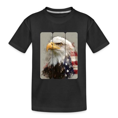 USA: Eagle of the Free - Toddler Premium Organic T-Shirt