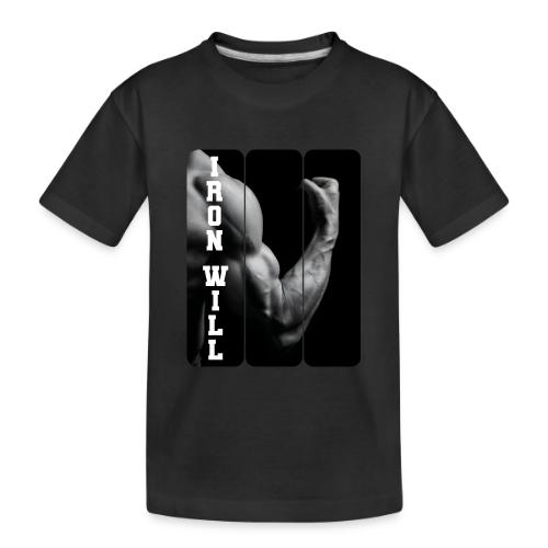 Bodybuilding: Iron Will - Toddler Premium Organic T-Shirt