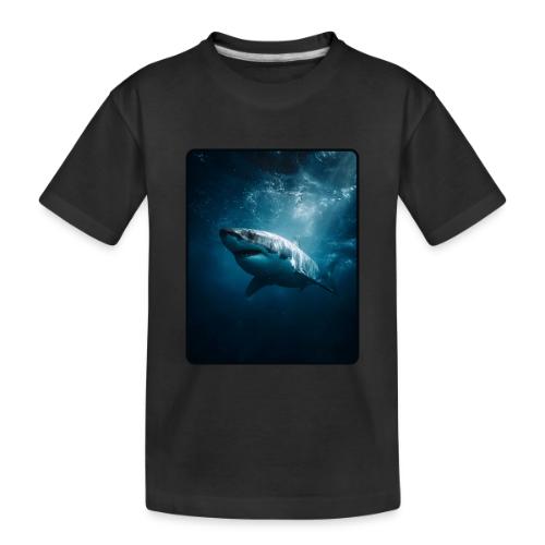 Great White Shark Ocean Design - Toddler Premium Organic T-Shirt