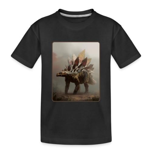 Stegosaurus Misty Forest Design - Toddler Premium Organic T-Shirt
