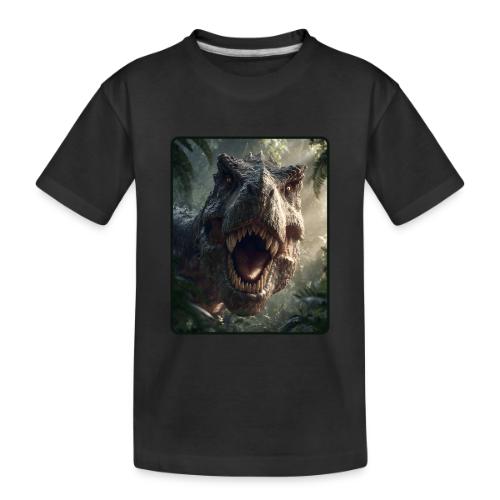 T Rex Jungle Roar Design - Toddler Premium Organic T-Shirt