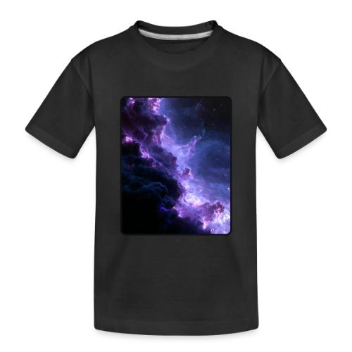 Purple Nebula Space Design - Toddler Premium Organic T-Shirt
