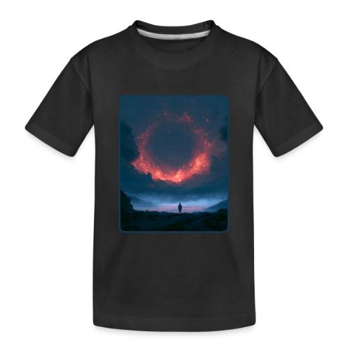 Supernova Reflection Space Scene - Toddler Premium Organic T-Shirt