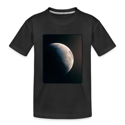 Crescent Moon Celestial Artwork - Toddler Premium Organic T-Shirt