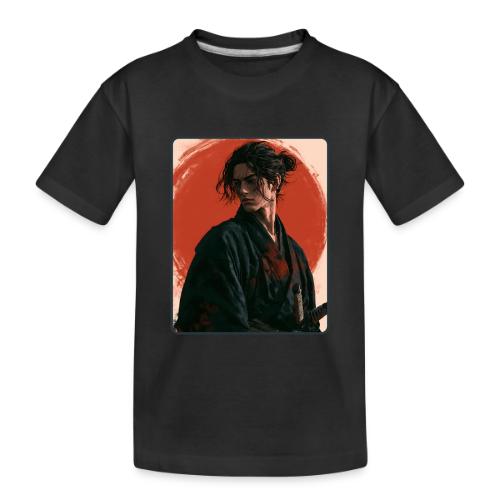 Samurai Beneath the Red Sun - Toddler Premium Organic T-Shirt