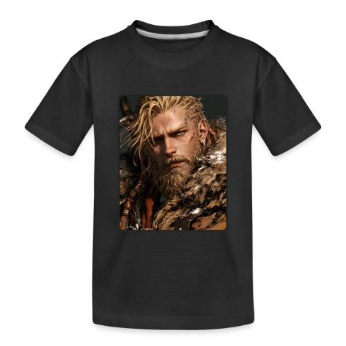 Battle-Scarred Viking Warrior - Toddler Premium Organic T-Shirt
