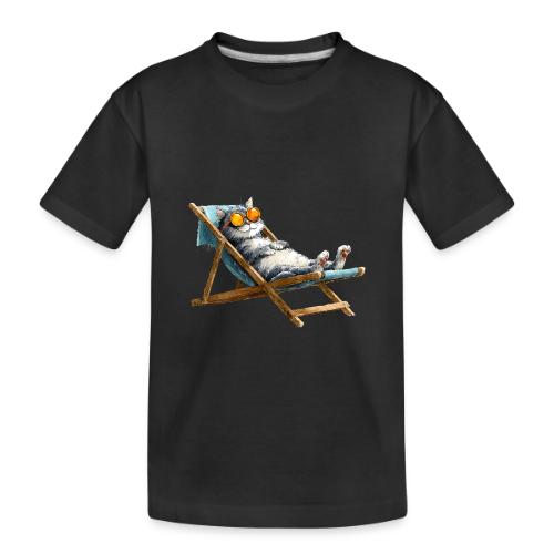 Sunshine Cat Mode - Toddler Premium Organic T-Shirt