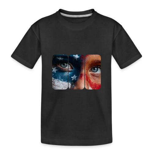 USA: Star-Spangled Glance - Toddler Premium Organic T-Shirt