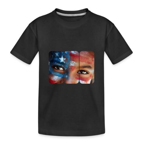 USA: Eyes of the Flag - Toddler Premium Organic T-Shirt