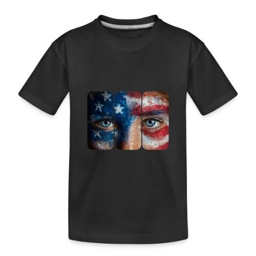USA: Stars in Her Eyes - Toddler Premium Organic T-Shirt