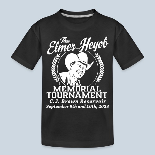 Elmer Heyob Memorial Muskie Tournament - Toddler Premium Organic T-Shirt