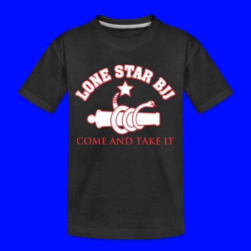LONE STAR BRAZILIAN JIU-JITSU - Red and white - Toddler Premium Organic T-Shirt