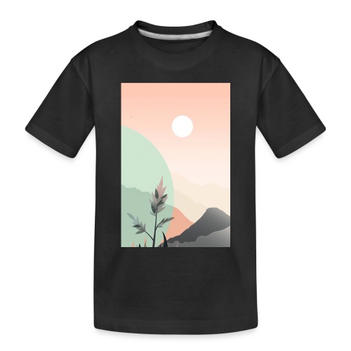 Retro Sunrise - Toddler Premium Organic T-Shirt