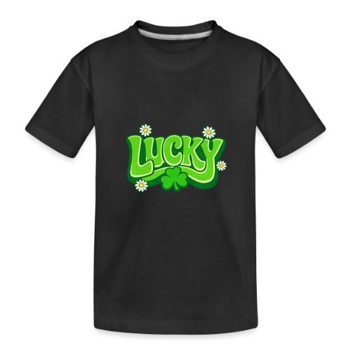 Lucky 70s Retro T-Shirt - Toddler Premium Organic T-Shirt