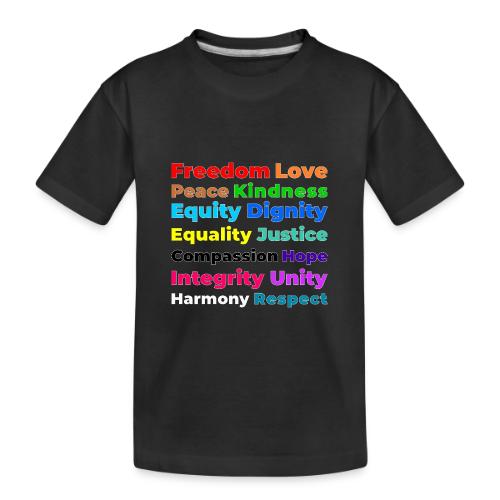 Words of Light - Toddler Premium Organic T-Shirt