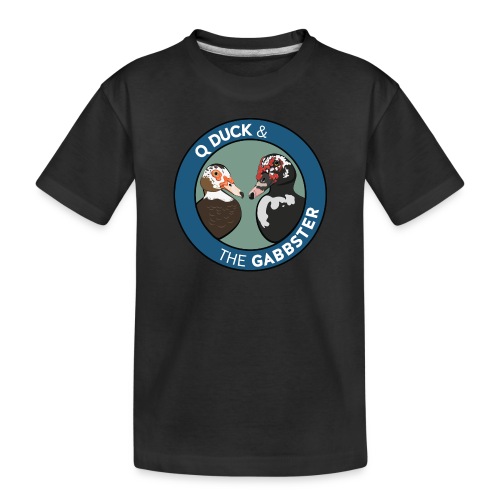 Q Duck & The Gabbster Logo - Toddler Premium Organic T-Shirt