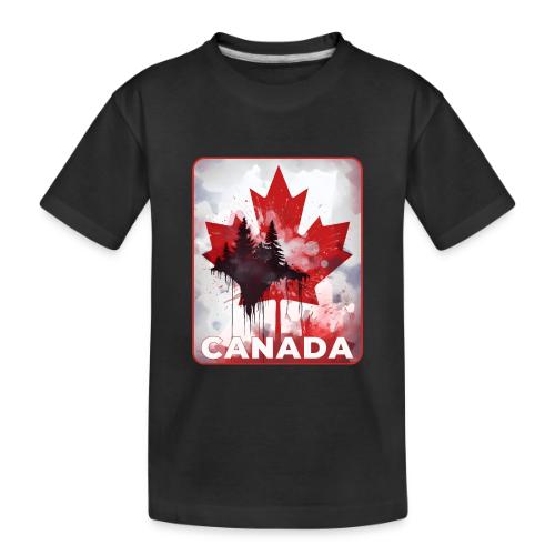 Canada's Maple Leaf Pride - Toddler Premium Organic T-Shirt