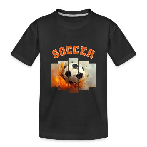 Soccer Iconic Touch - Toddler Premium Organic T-Shirt
