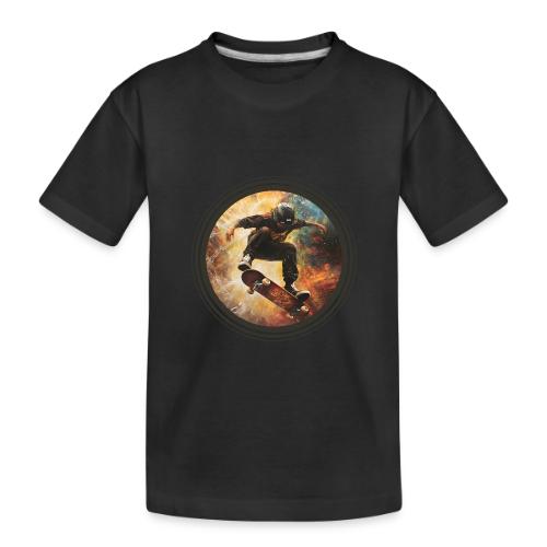 Skateboarding Flow - Toddler Premium Organic T-Shirt