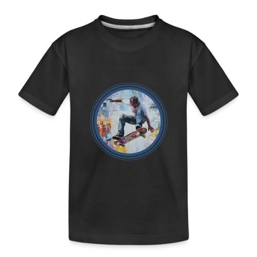 Skateboarding Universe - Toddler Premium Organic T-Shirt