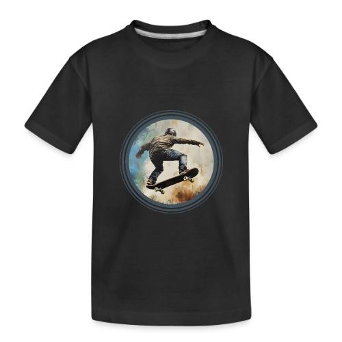 Skateboarding Energy - Toddler Premium Organic T-Shirt