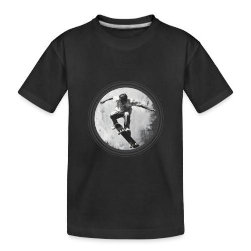 Skateboarding Vibes Only - Toddler Premium Organic T-Shirt