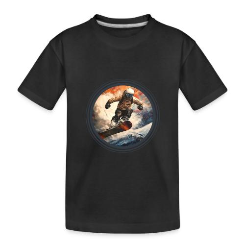 Snowboarding Elevation - Toddler Premium Organic T-Shirt