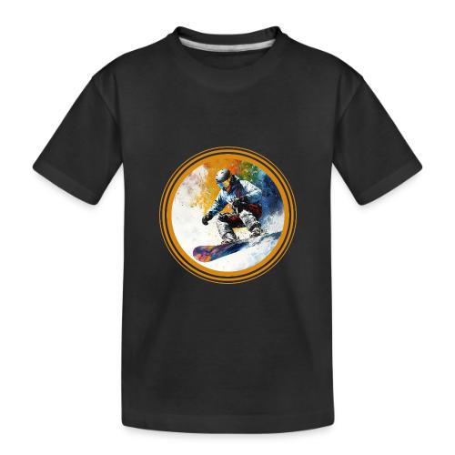 Snowboarding Dreams - Toddler Premium Organic T-Shirt