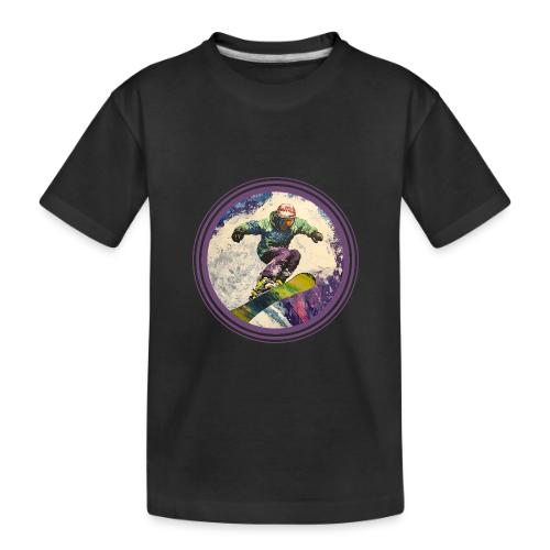 Snowboarding Soul - Toddler Premium Organic T-Shirt