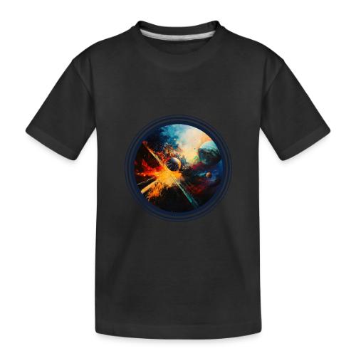 Planets in Turmoil - Toddler Premium Organic T-Shirt