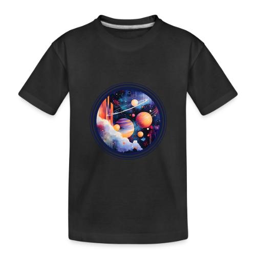 Floating Planetscape - Toddler Premium Organic T-Shirt