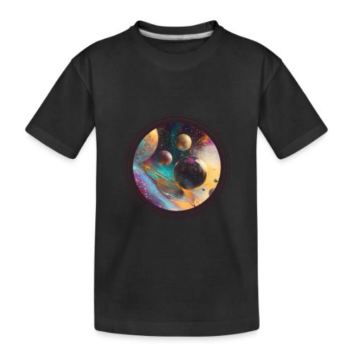Planets in the Abstract - Toddler Premium Organic T-Shirt